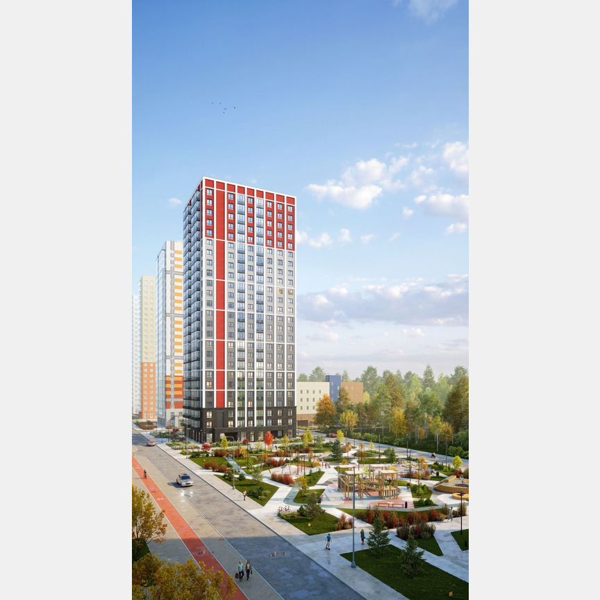 3-к. квартира, 64,6 м², 25/25 эт.
