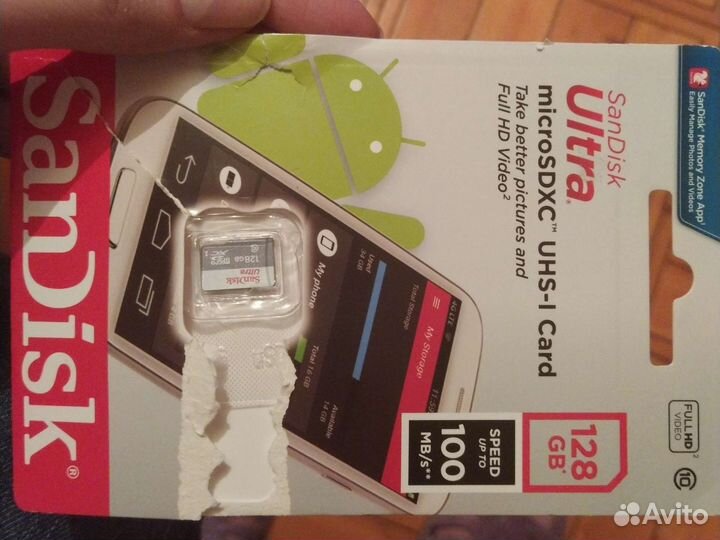 Карта памяти MicroSD 128gb
