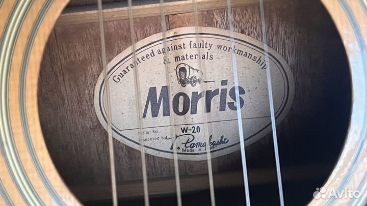 Акустическая гитара Morris W-20