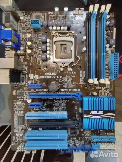 Материнская плата asus p8z68-v lx