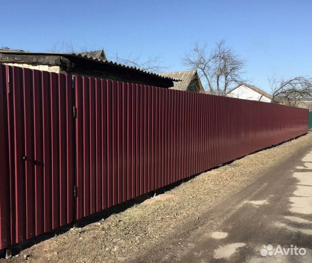 Заборы из профнастила