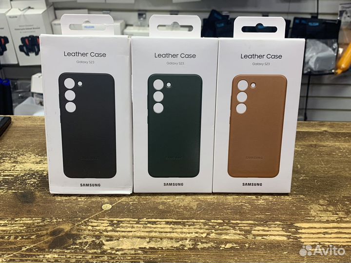 Чехол на Samsung Galaxy S23 Leather Cse