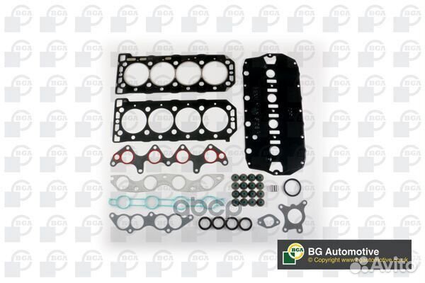 Набор прокладок верхн (гбц) HK6554UM Bga