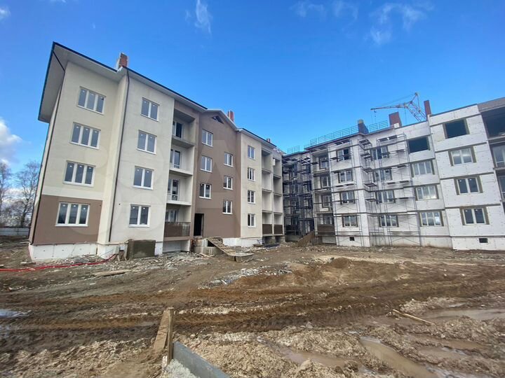 2-к. квартира, 52,4 м², 3/4 эт.