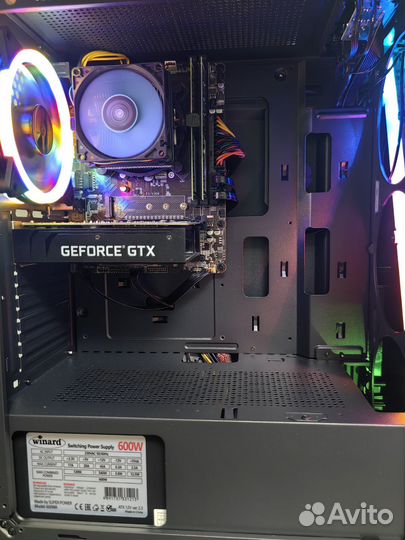 Игровой пк i7 6/12 ядер+ GTX 1650 +16Gb + SSD+HDD