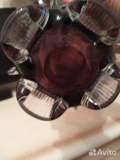 Вазы марганцевое стекло 50-60г.г