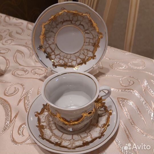 Чайный сервиз Золотой бутон, Барановка