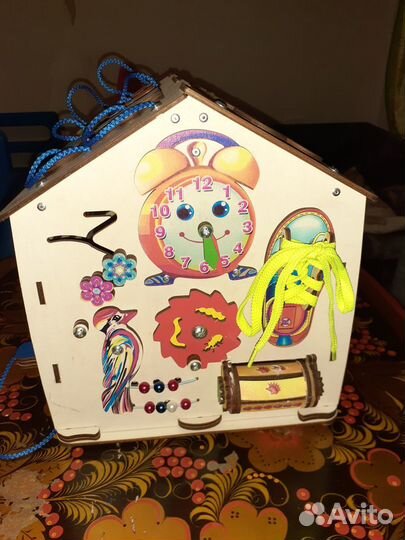 Большой бизиборд домик