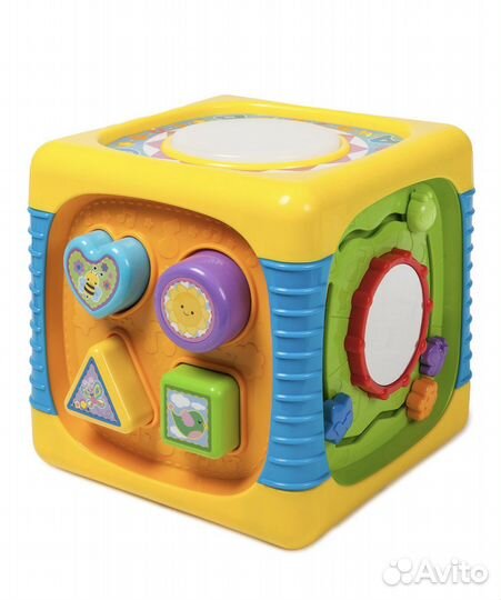 Развивающий кубик Baby go свет звук