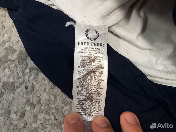 Анорак fred perry винтаж 2007г