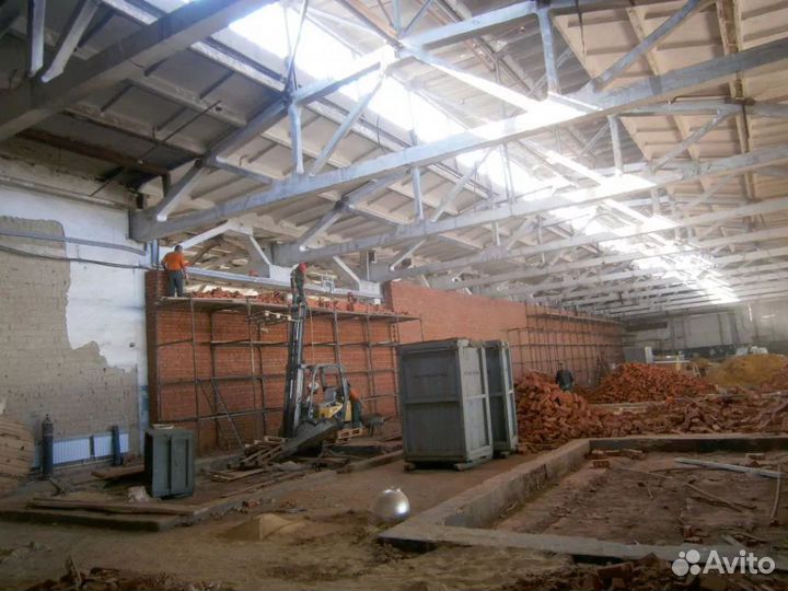 Ремонт цехов, ангаров. Монтаж оборудования