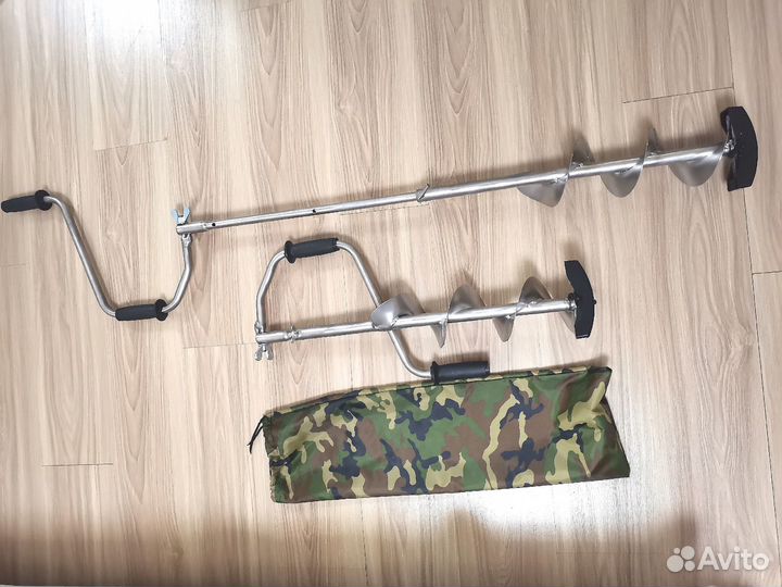 Титановые ледобуры в наличии 100, 110, 130, 150