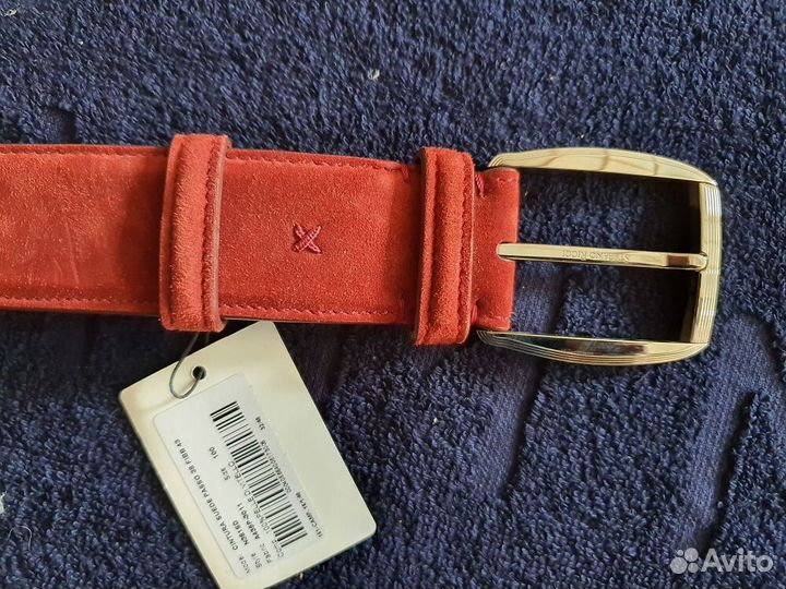 Новый Stefano Ricci мужской ремень красный 100