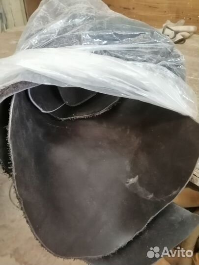 Натуральная кожа Краст юфть коричневый 2.0-2.2