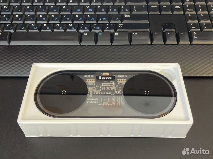 Беспроводное зарядное устройство Baseus 2в1