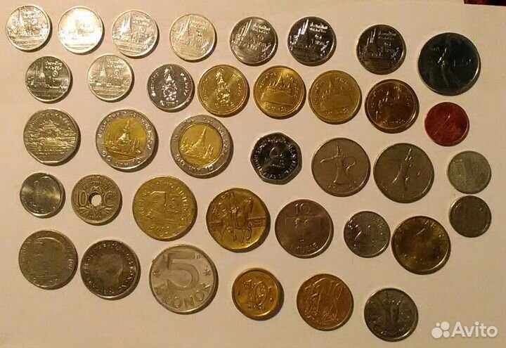 Иностранные монеты на обмен/продажу