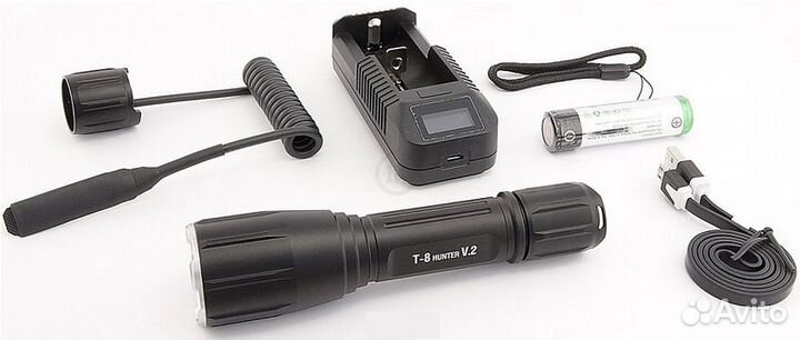 Фонарь Яркий Луч T8 Hunter v.2 подствольный