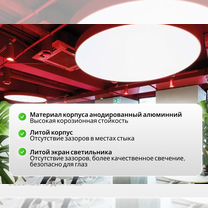 Светодиодный подвесной светильник круг, Оренбург