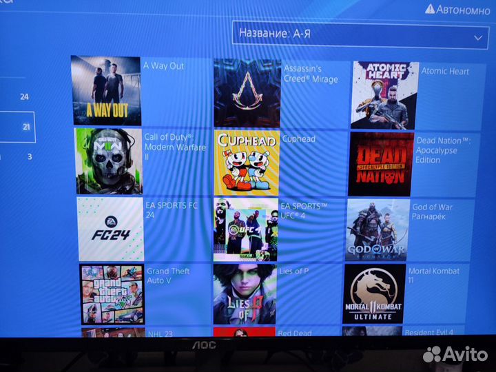 PlayStation 4 Slim 1TB прошитая HEN