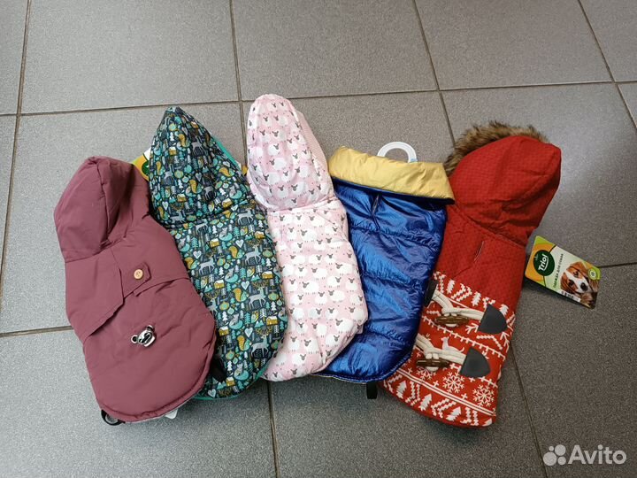 Теплые зимние попоны для маленьких собак