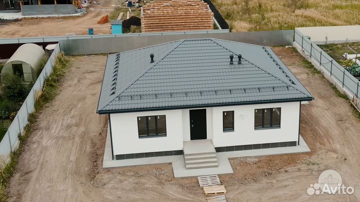 Хороший готовый проект одноэтажного дома 100 м2