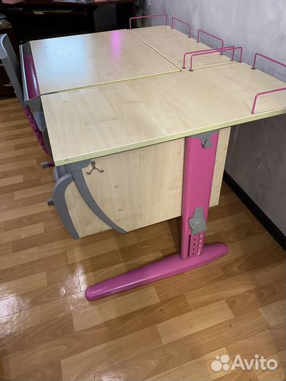 Растущая парта и стул. (Стол) дэми