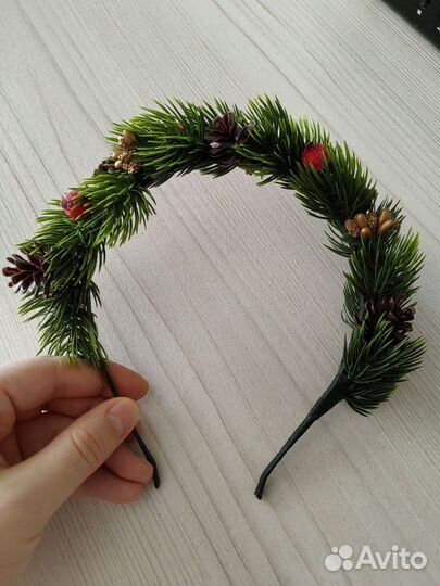 Новогодний ободок