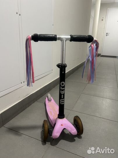 Самокат mini micro с допами розовый