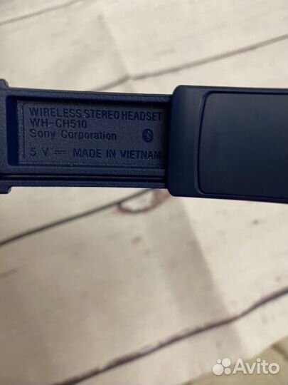 Беспроводные наушники sony wh ch510