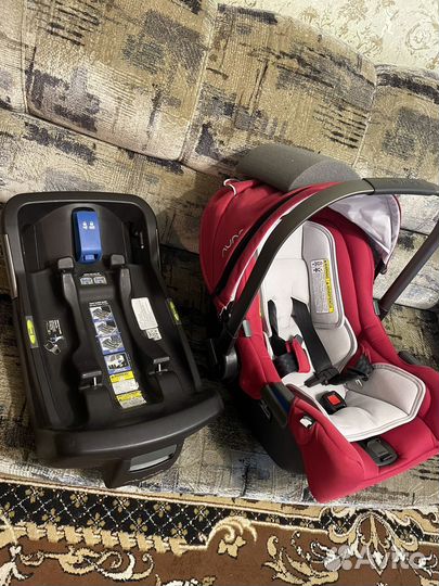 Автолюлька nuna pipa с базой isofix 0-13