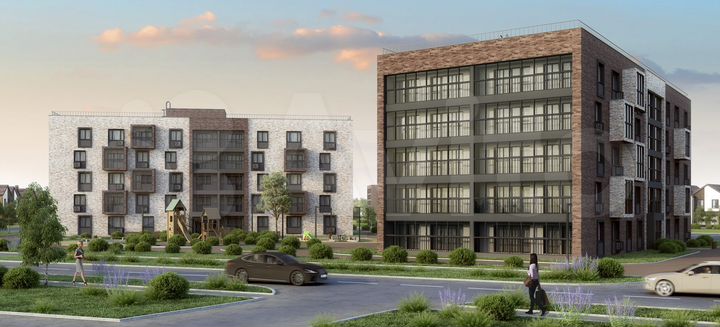 2-к. квартира, 63,5 м², 1/5 эт.