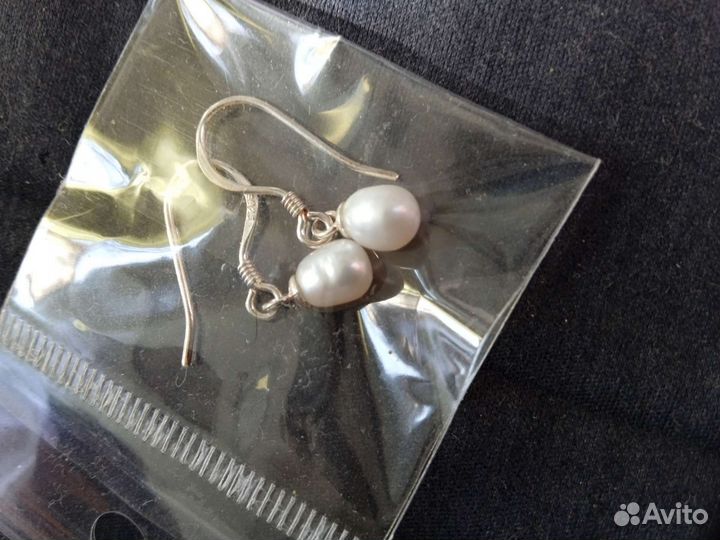 Серьги серебро
