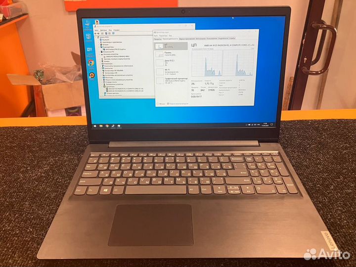 Для офиса Lenovo S145-15AST A4/4GB RAM/120GB SSD