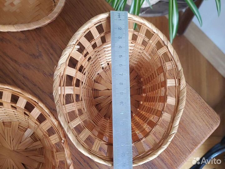 Плетеные декоративные корзинки/сухарницы
