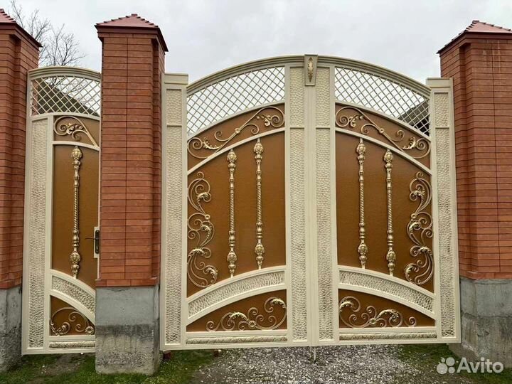 Ворота кованые