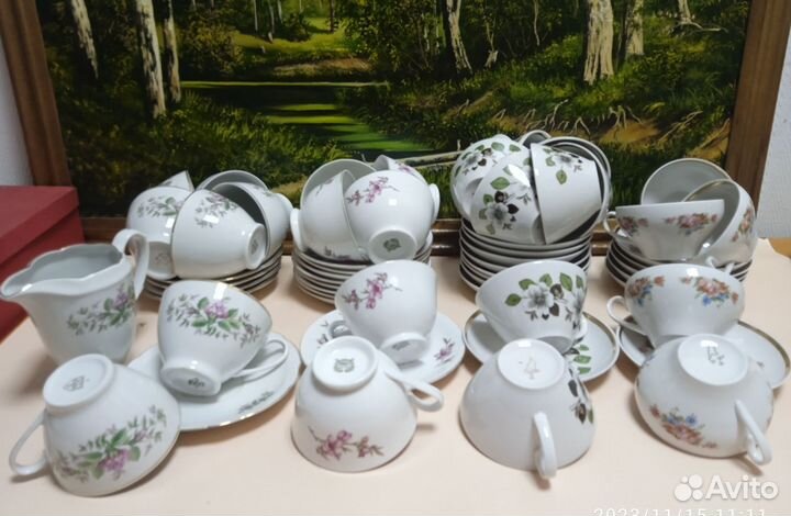 Чайные пары, остатки чайных сервизов СССР