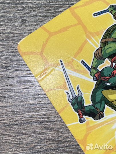 Б/У Карточка «Пицца» Черепашки Ниндзя