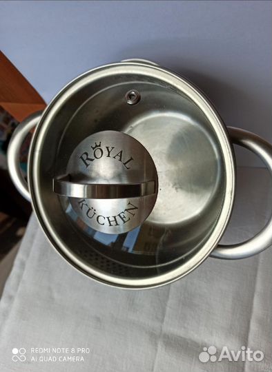 Кастрюля 1,5 Сталь 18/10 Германия Royal Kuchen