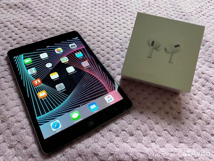 iPad mini 32 гб + AirPods Pro
