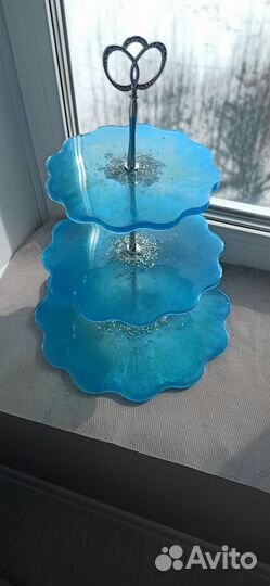 Фруктовница из эпоксидной смолы