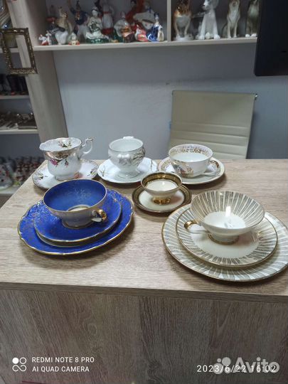 Посуда столовые сервизы СССР