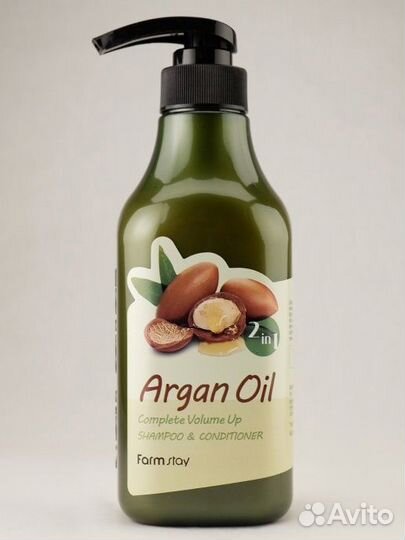 Шампунь-кондиционер с aргановым маслом FarmStay