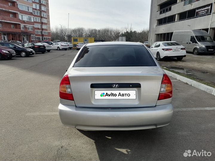 Hyundai Accent 1.5 МТ, 2006, 190 000 км