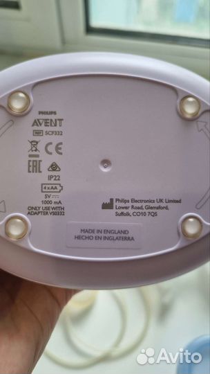 Молокоотсос avent электрический