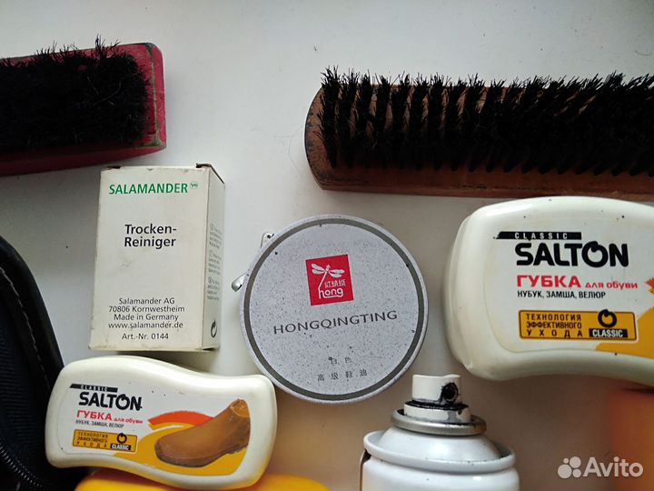 Средства для ухода за кожей и обувью