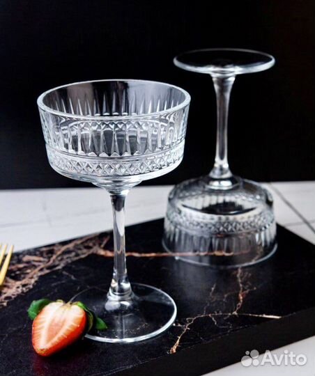 Бокалы-креманки для шампанского