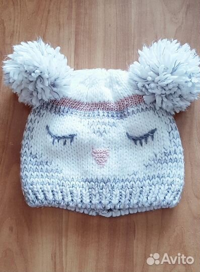 Шапочка для девочки на осень или весну