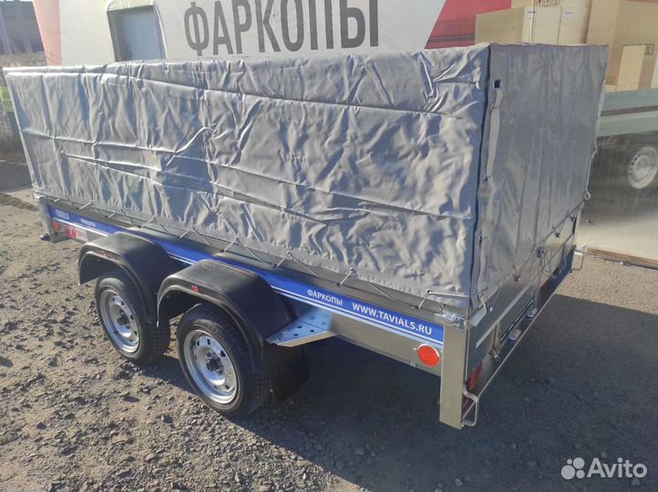 Легковой прицеп двухосный 3х1.5м (усиленный) кат В