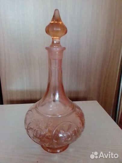 Штофы и графины СССР цветное стекло