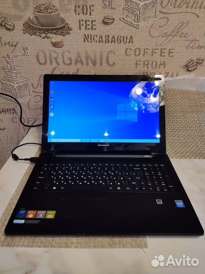 Ноутбук lenovo 2 ядра, 4гига как новый